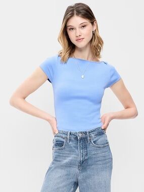 Old Navy Snug Boatneck Tee M Tall